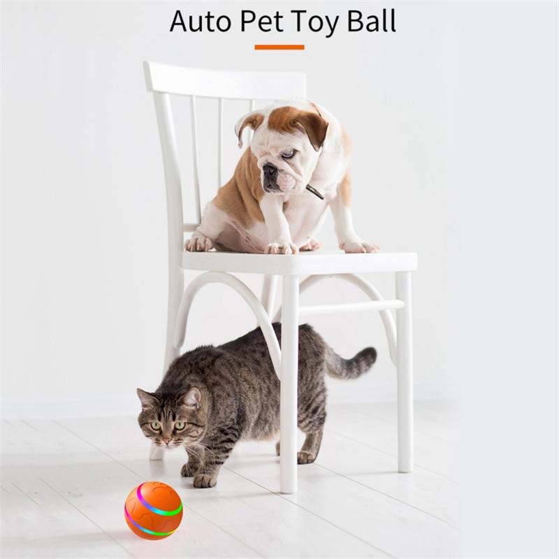 Self-rolling Dog Ball