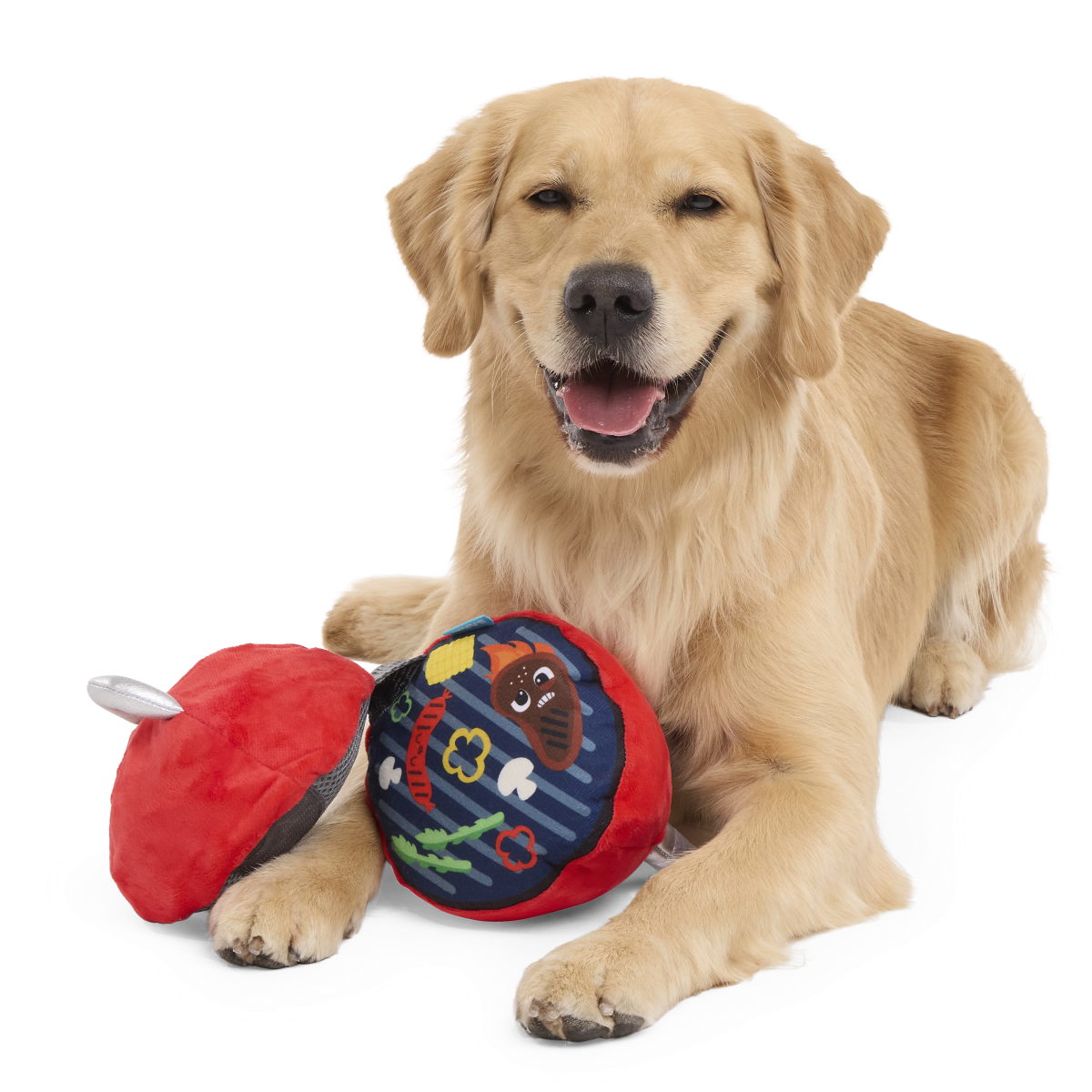 Grrrrill Master Plush Tug Dog Toy