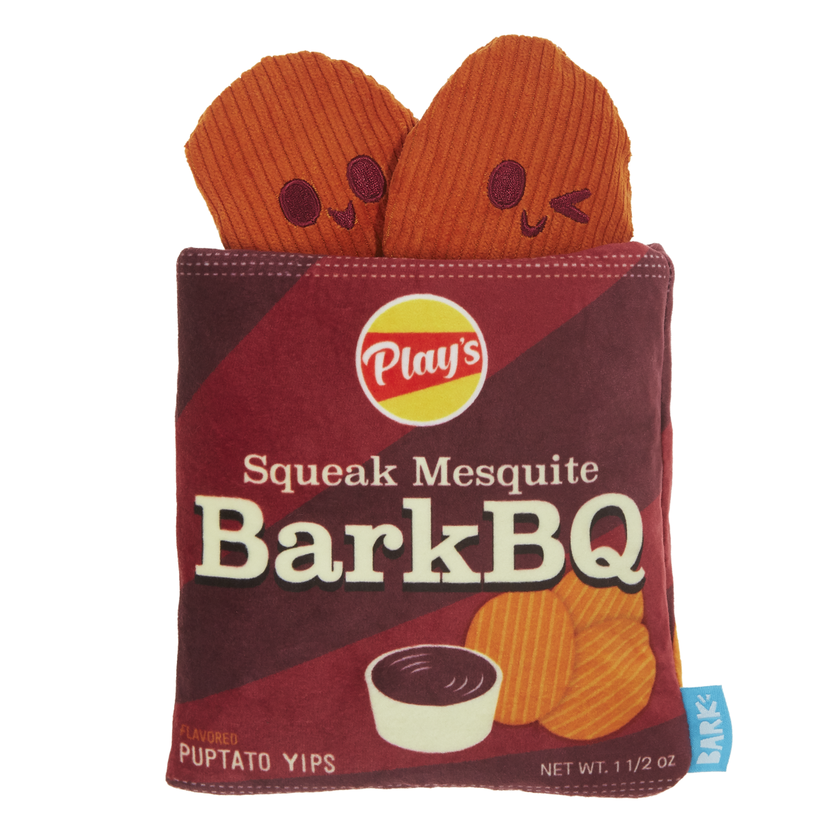 BarkBQ Chips Plush Multi-Part + Enrichment Dog Toy