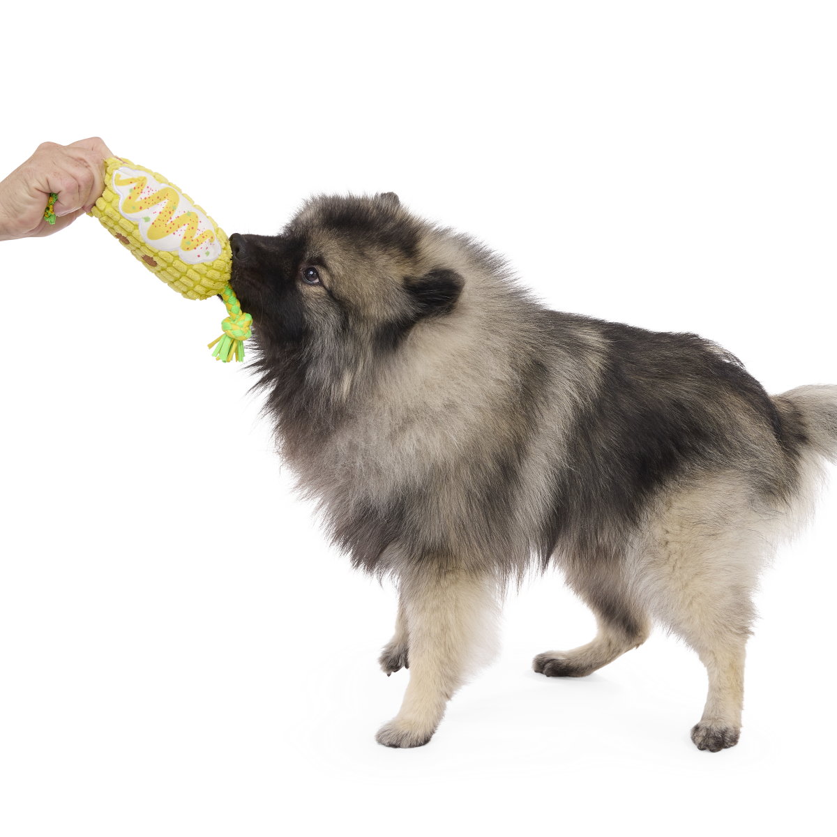 Corn on the Tug Plush Dog Toy