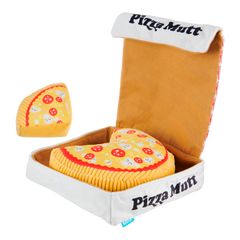 Pizza Pawty Plush Multi-Part + Enrichment Dog Toy