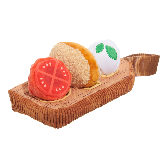 Antipawsto Board Plush Multi-Part + Enrichment Dog Toy