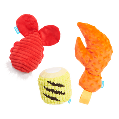 The Maine Event Plush Multi-Part Dog Toy