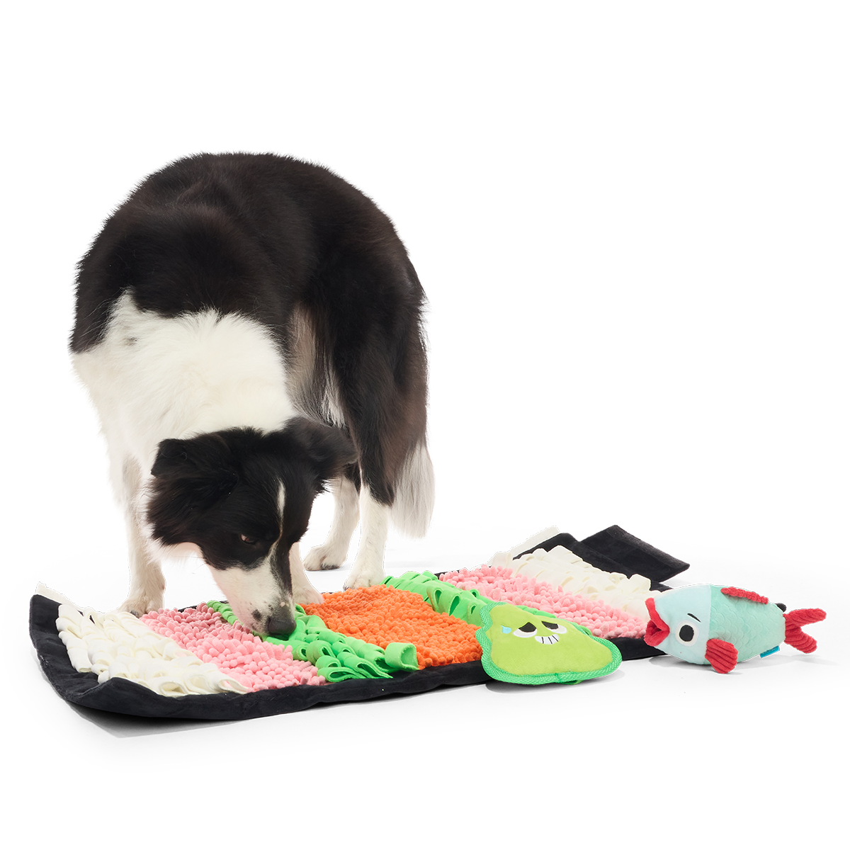 Chewshi Roll Snuffle Mat Plush Extra-Large + Multi-Part + Enrichment Dog Toy