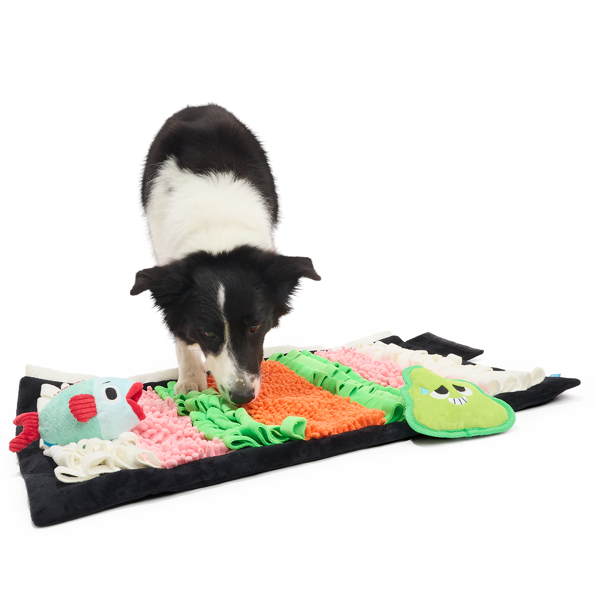 Chewshi Roll Snuffle Mat Plush Extra-Large + Multi-Part + Enrichment Dog Toy