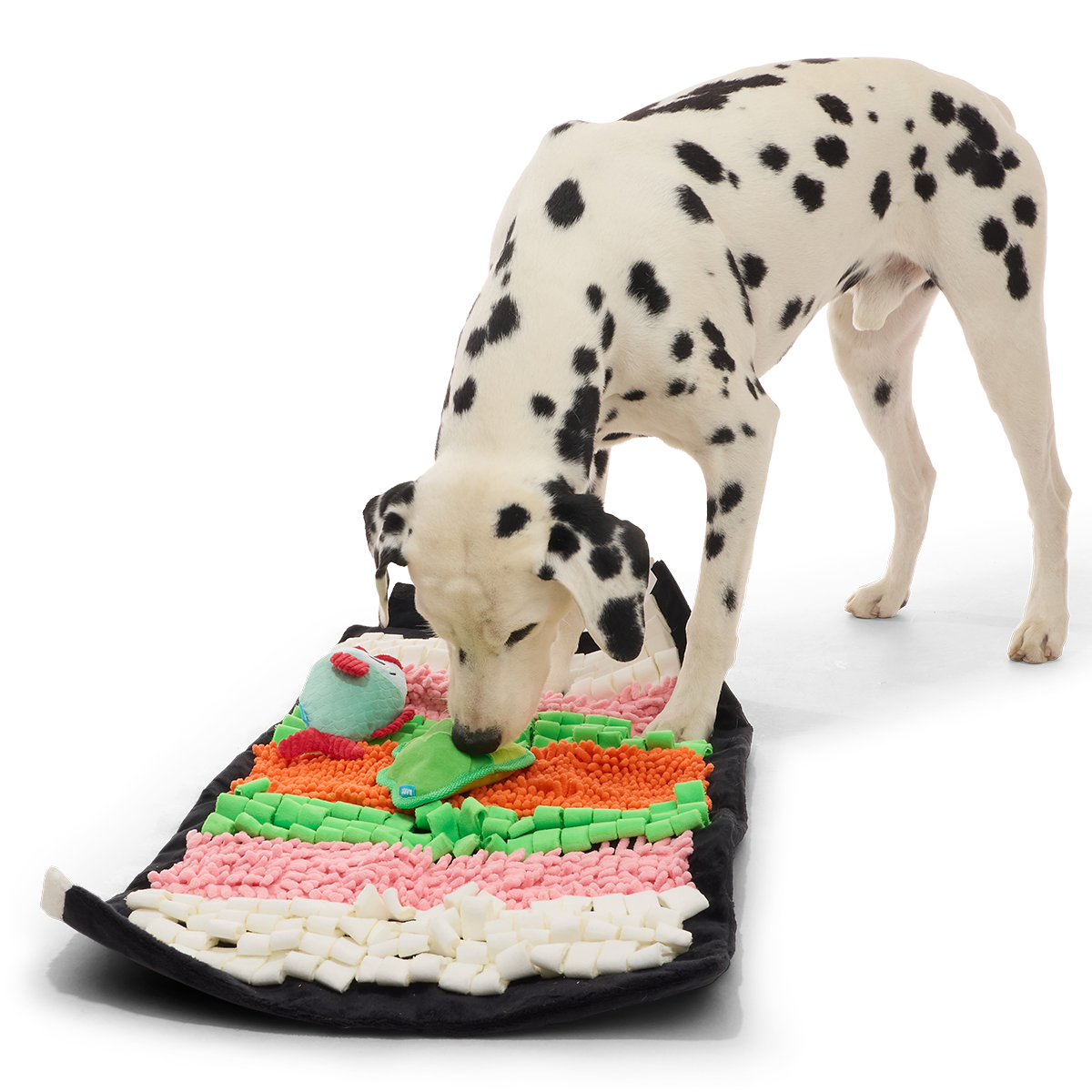 Chewshi Roll Snuffle Mat Plush Extra-Large + Multi-Part + Enrichment Dog Toy