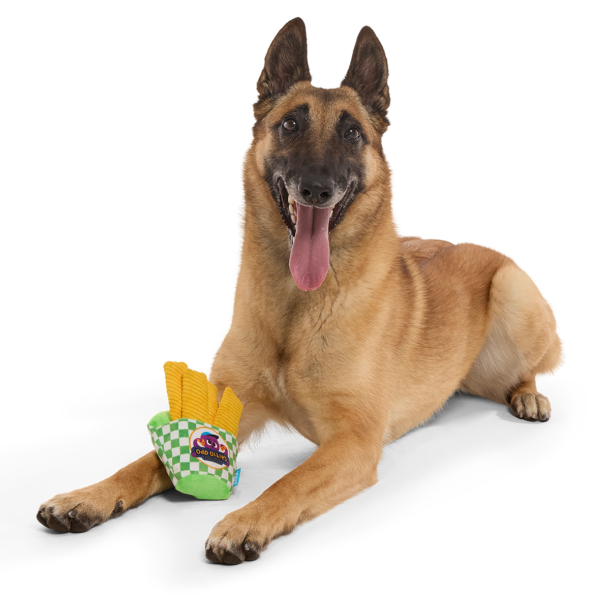 Crinkle Mutt Fries Plush Tug + Enrichment Dog Toy