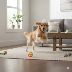 Self-rolling Dog Ball