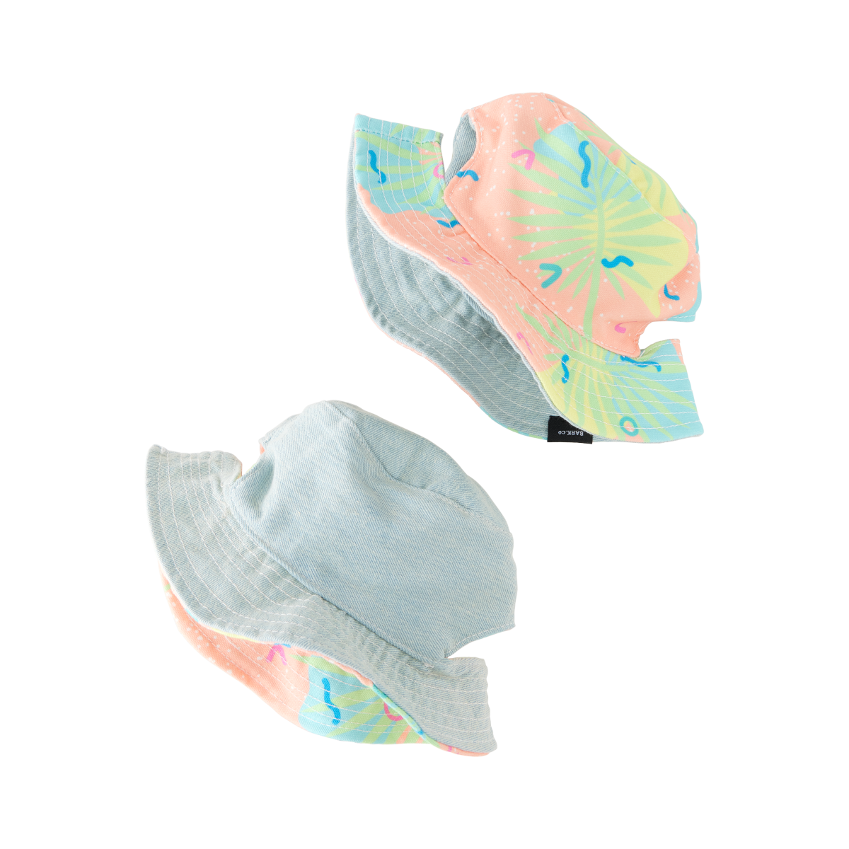 Summertime Reversible Bucket Dog Hat