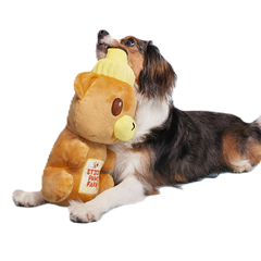 Sticky Paws Honey Bear Plush Extra-Large Dog Toy