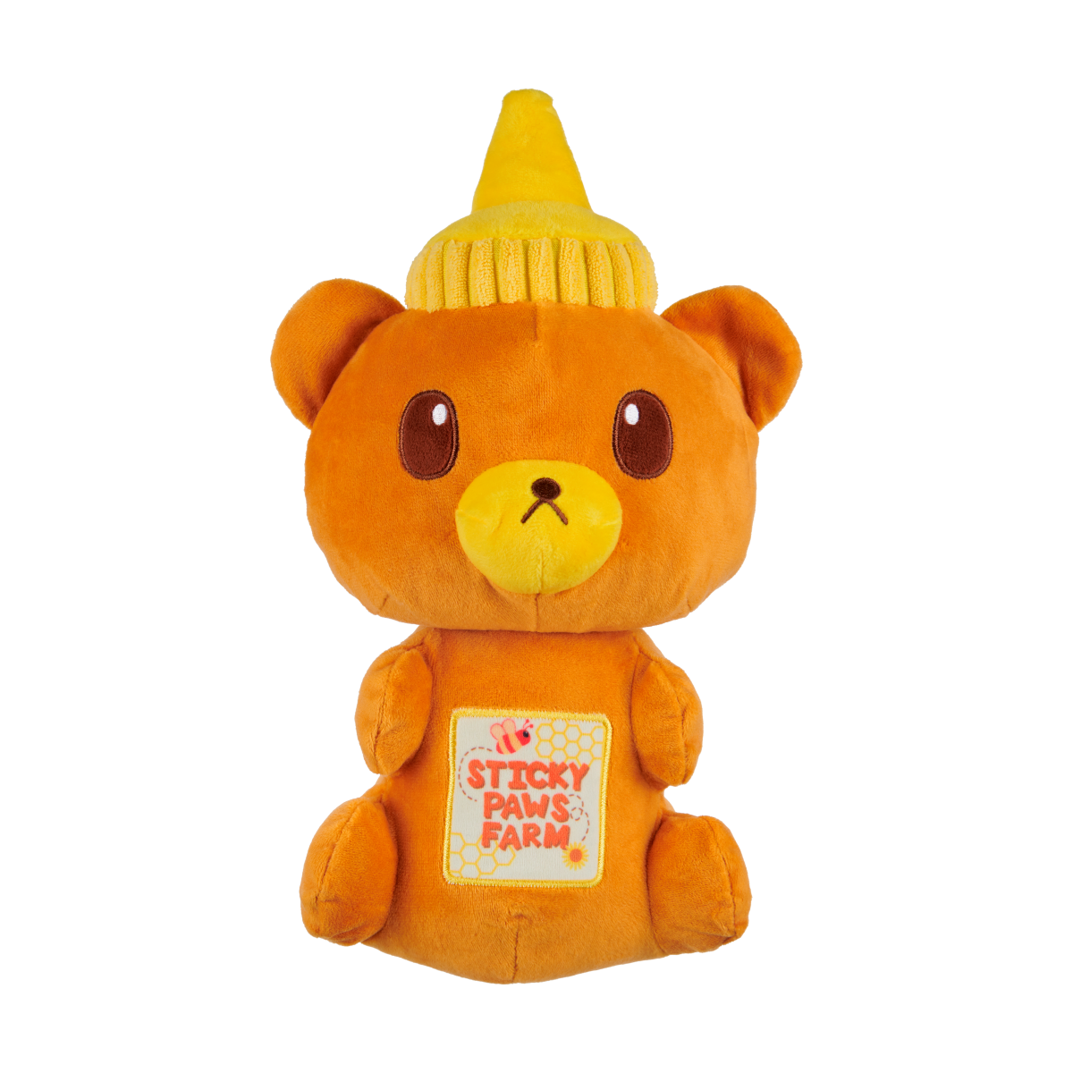 Sticky Paws Honey Bear Plush Extra-Large Dog Toy