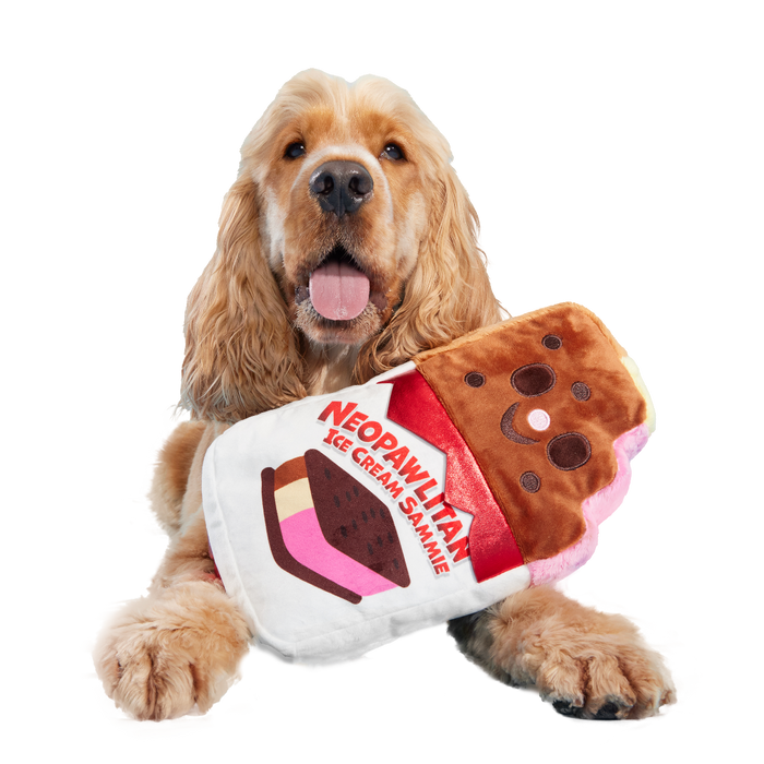 Grand Slam Ice Cream Sam Plush Extra-Large Dog Toy