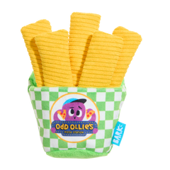 Crinkle Mutt Fries Plush Tug + Enrichment Dog Toy