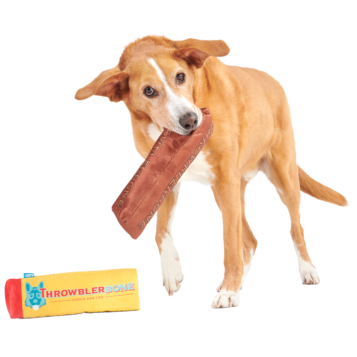 ThrowblerBone Plush Extra-Large + Multi-Part + Enrichment Dog Toy