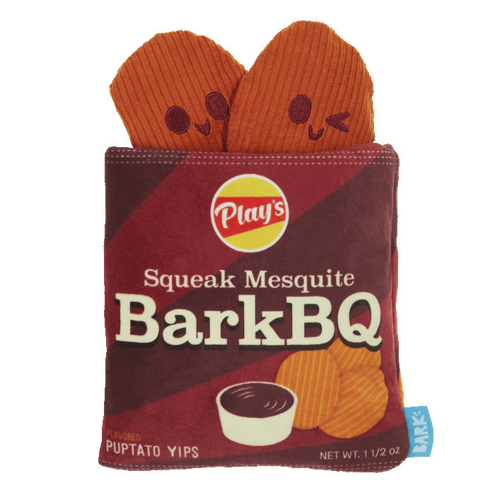 BarkBQ Chips Plush Multi-Part + Enrichment Dog Toy